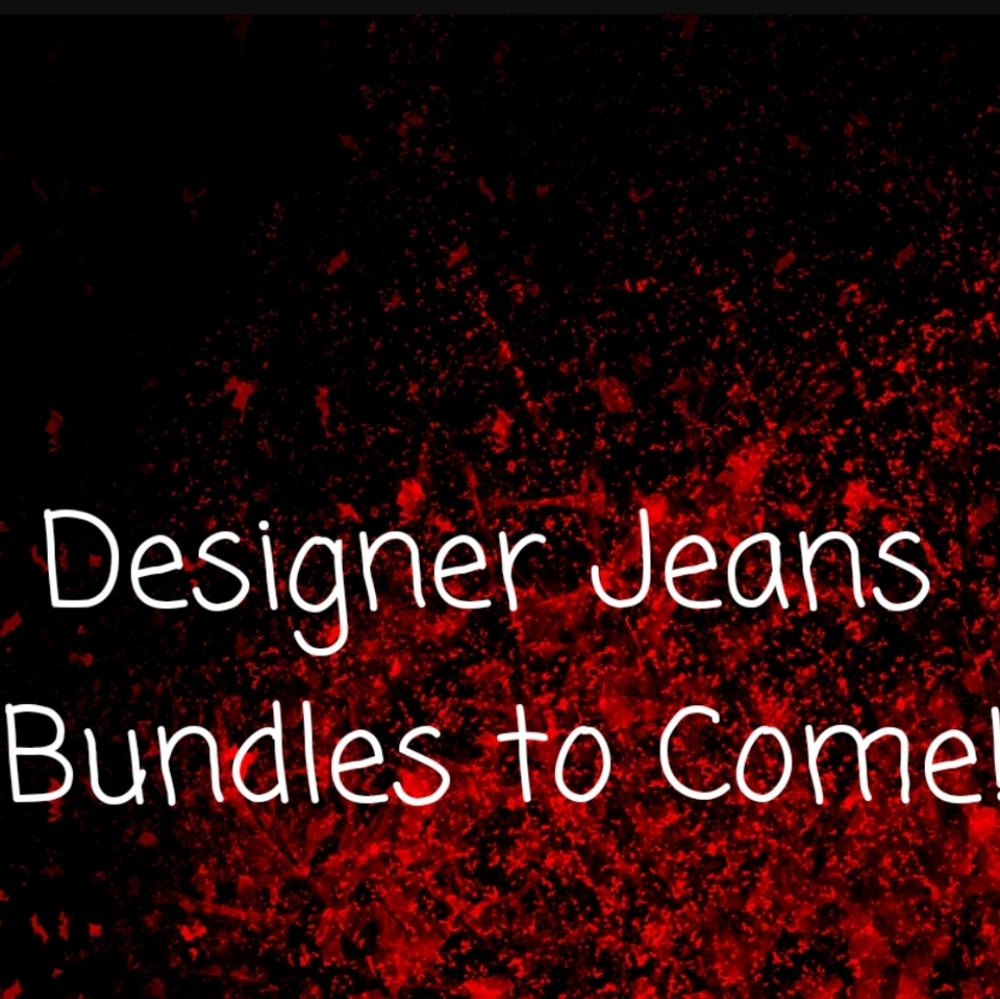 Designer Jeans Bundled according to sizes